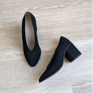 COS Black Block Heel Shoes